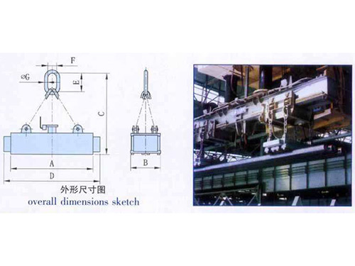 MW92系列吊運小鋼坯、鋼錠用電磁鐵